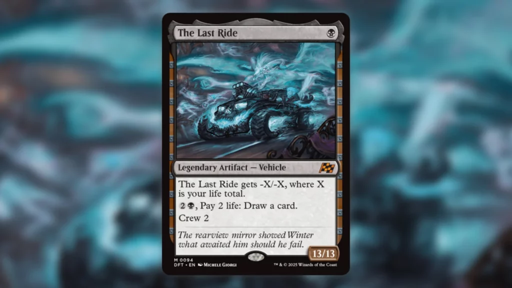 Best Vehicles MTG Aetherdrift The Last Ride