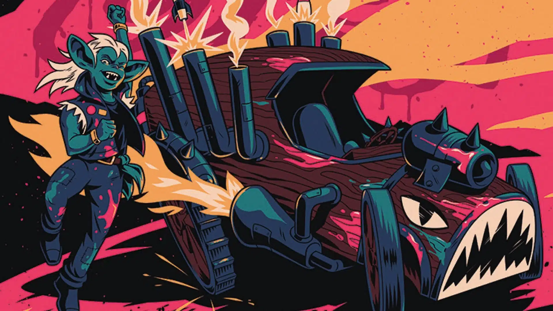 Boommobile | Aetherdrift | Art by Ian Jepson