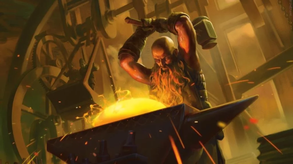 Fires of Invention | Throne of Eldraine | Art by Stanton Feng