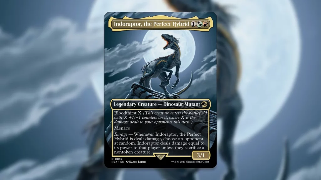 Indoraptor, the Perfect Hybrid
