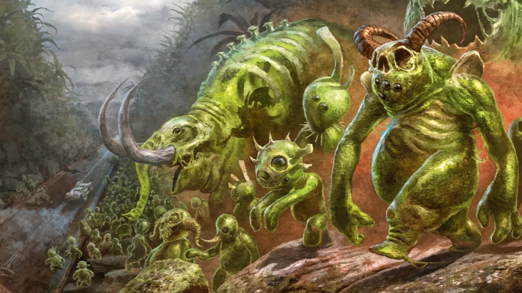 March of the World Ooze | Aetherdrift | Art by Helge C. Balzer