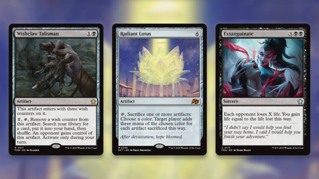 Radiant Lotus Combo MTG Mono-Black