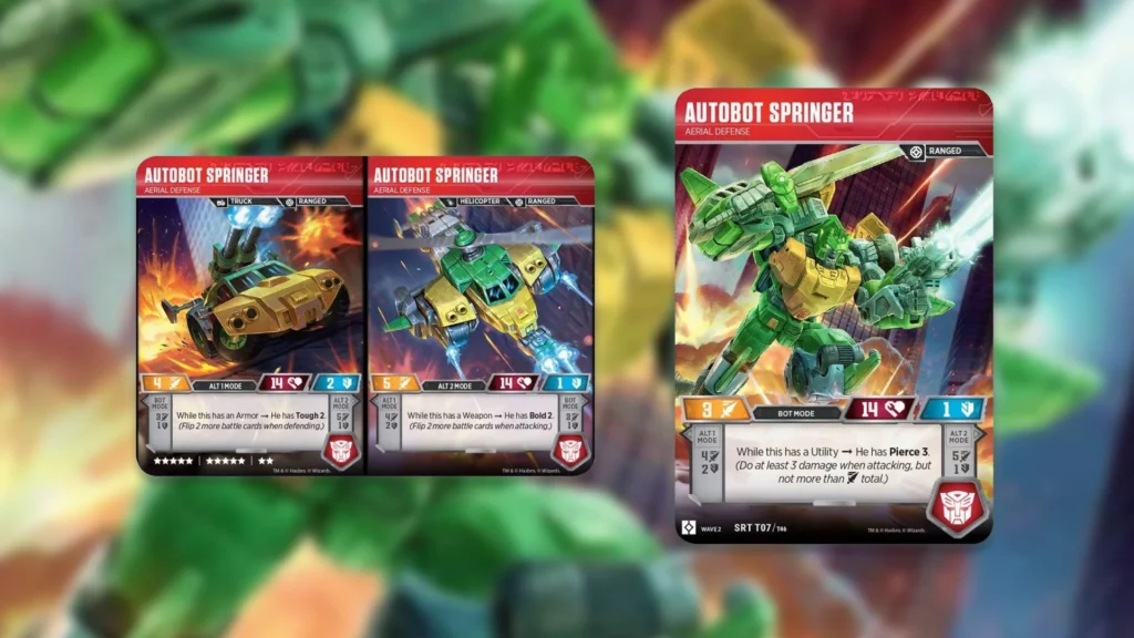 Transformers TCG Triple Changers