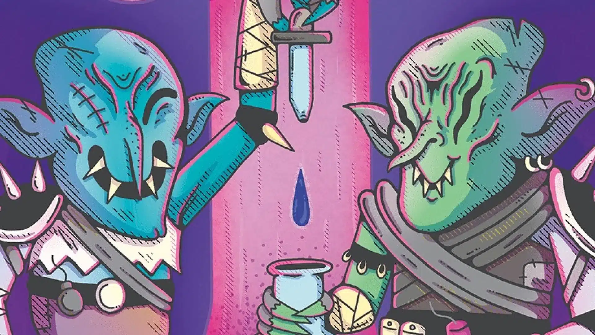 Shattergang Brothers | Secret Lair | Art by Wizard of Barge