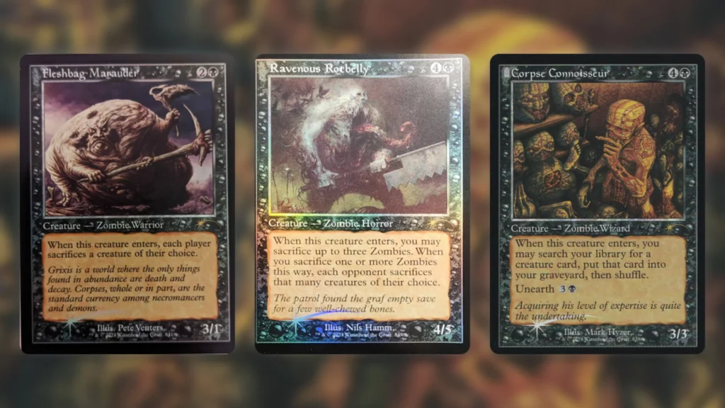 Zombie Bonus Cards MTG