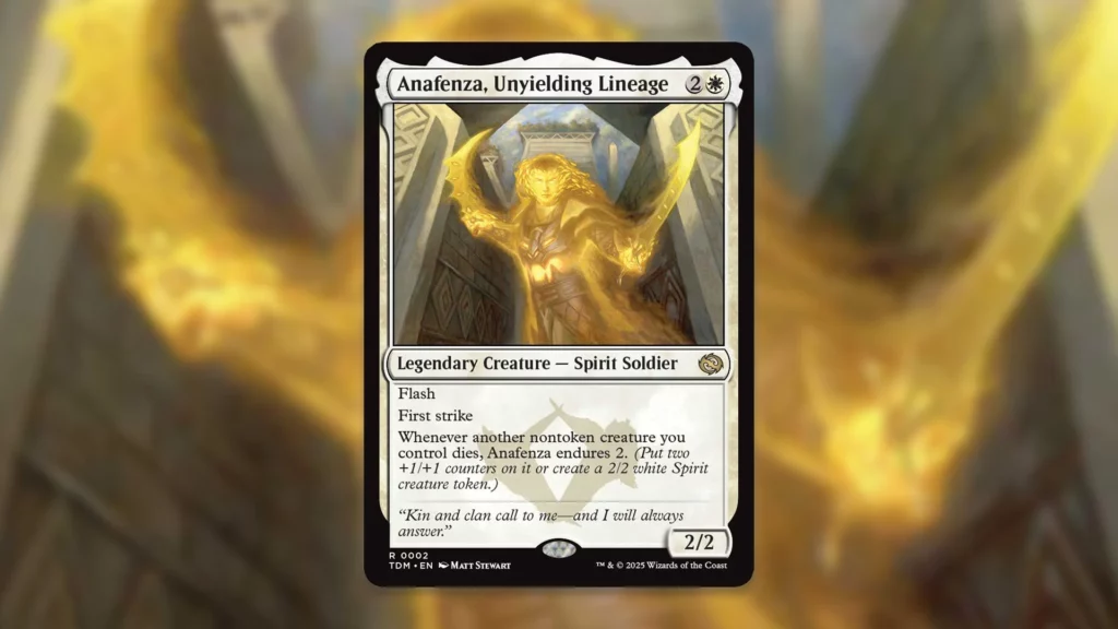 Anafenza, Unyielding Lineage