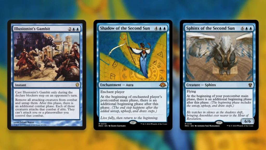 Blue Extra Combats MTG