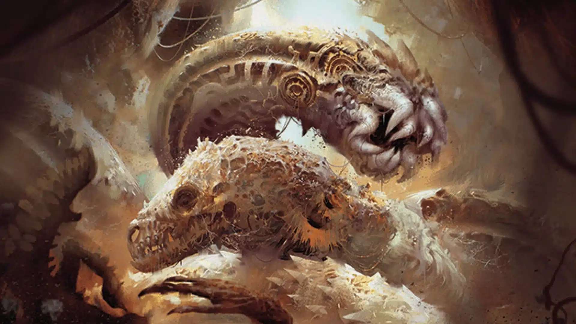 Gargantuan Leech | The Lost Caverns Of Ixalan | Art by Piotr Foksowicz