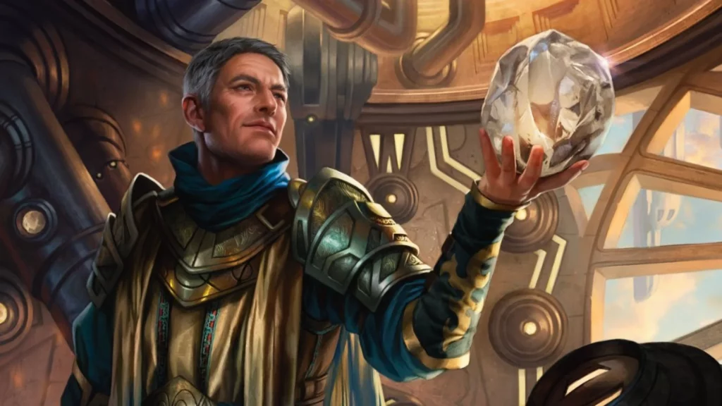 Glacian, Powerstone Engineer | Commander Legends | Art by Magali Villeneuve