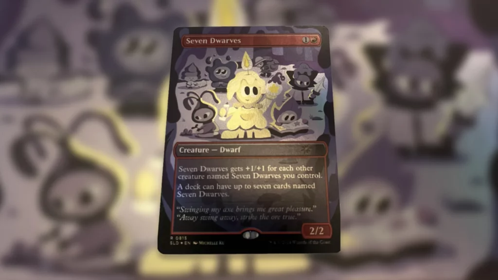 MTG Secret Lair Bonus Cards Seven Dwarves