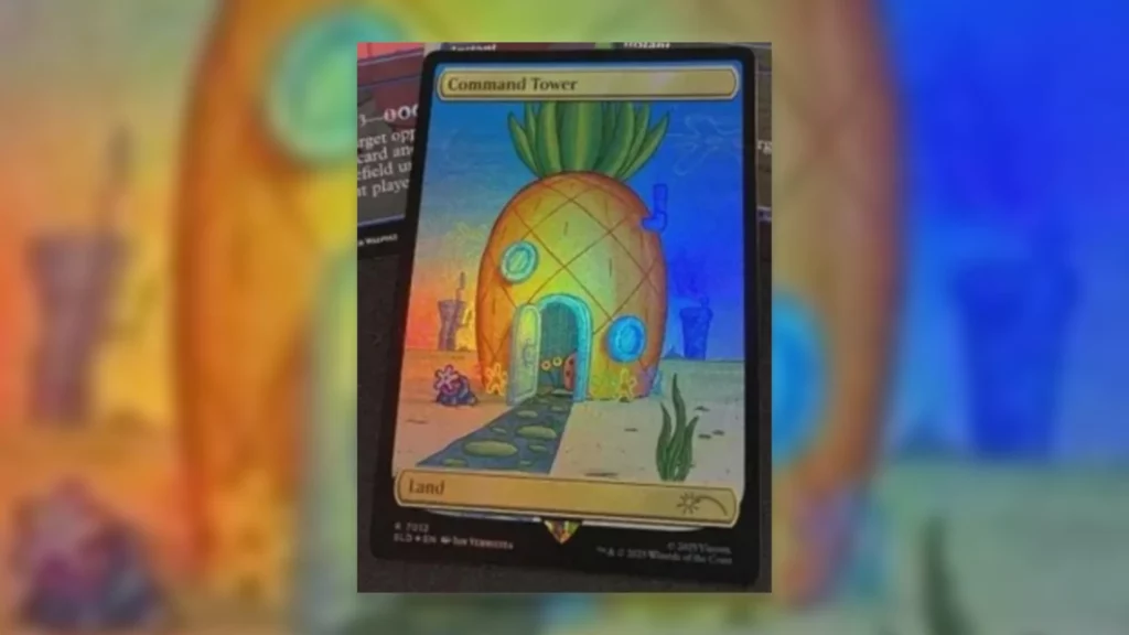 Spongebob Secret Lair Bonus Cards Command Tower