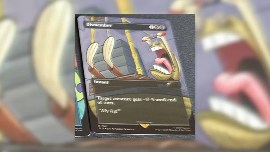 Spongebob Secret Lair Bonus Cards Dismember