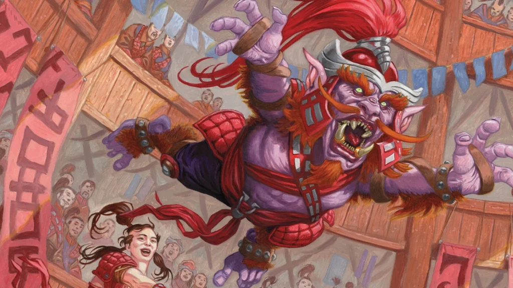 Star of the Arena | Tarkir: Dragonstorm | Art by Ralph Horsley