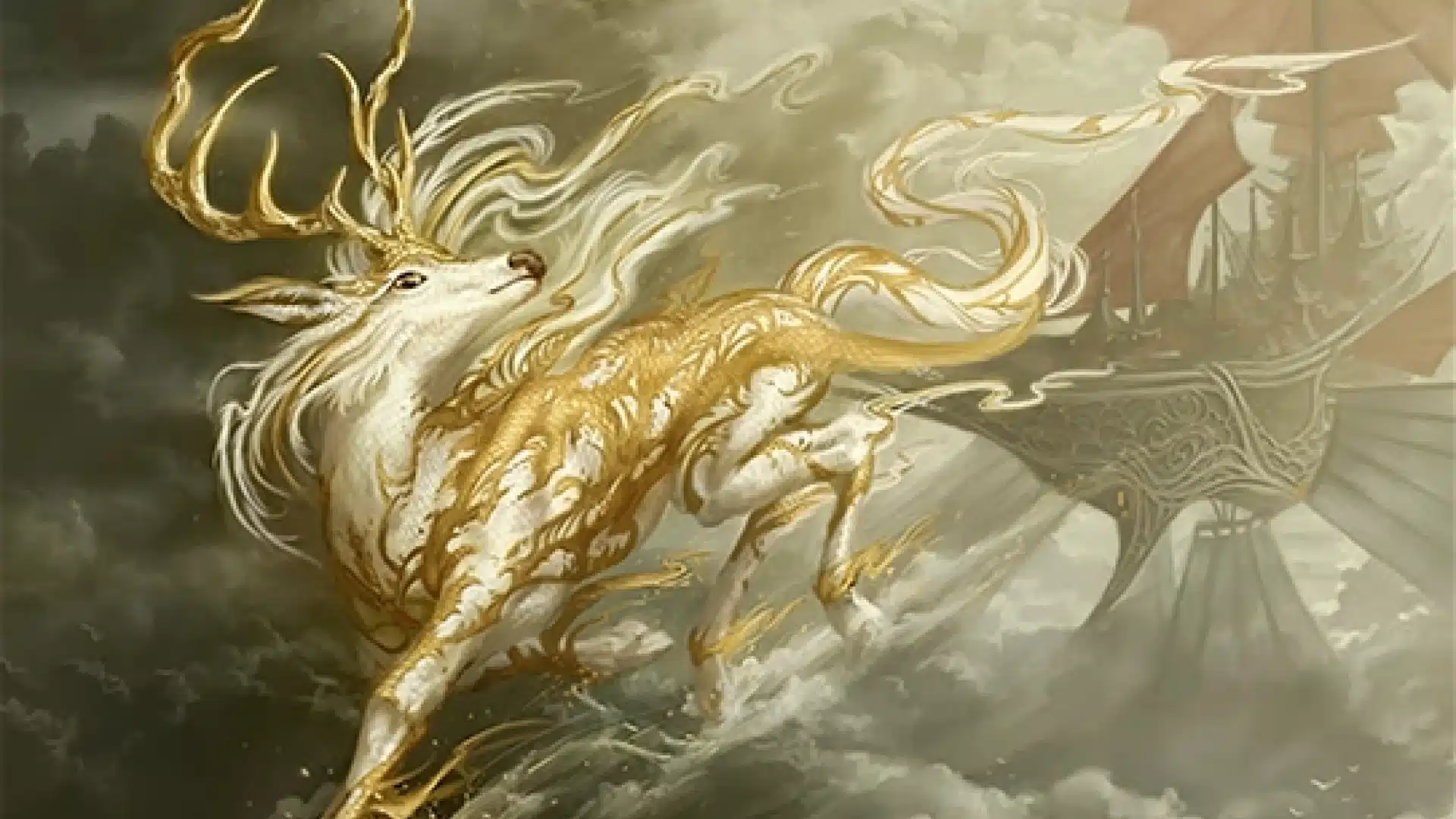 Sunpearl Kirin | Tarkir: Dragonstorm | Art by Allen Morris