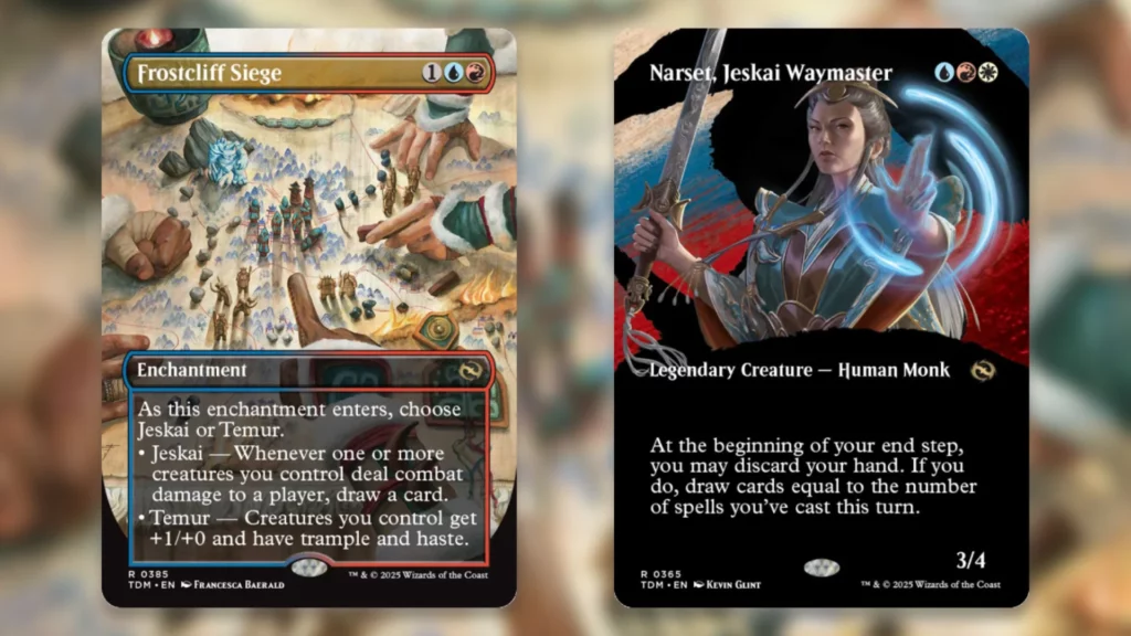 Tarkir Dragonstorm Art Treatments Borderless