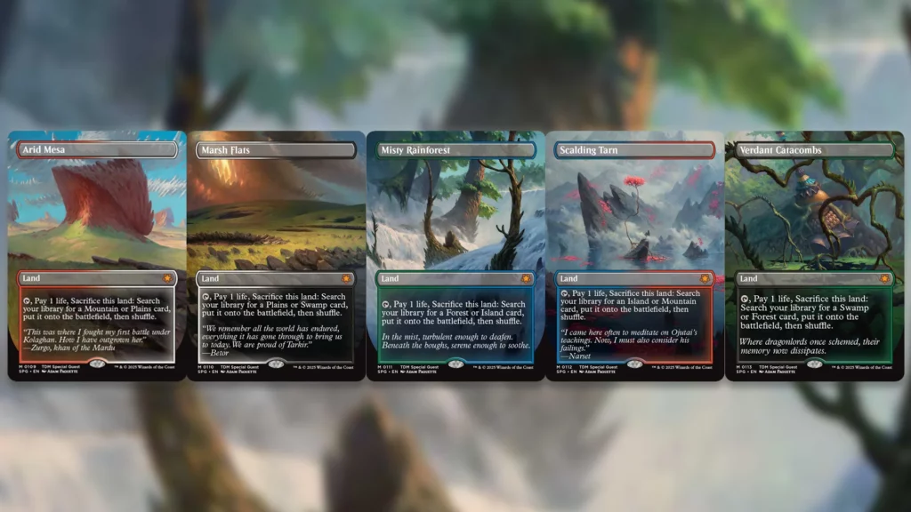 Tarkir Dragonstorm Fetch Lands