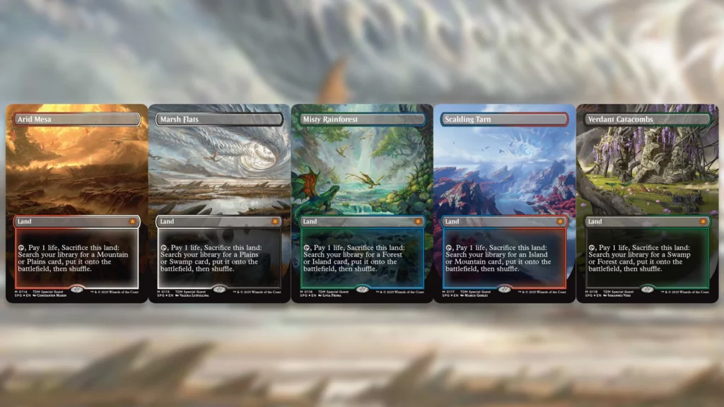 Tarkir Dragonstorm Fetch Lands Dragonscale