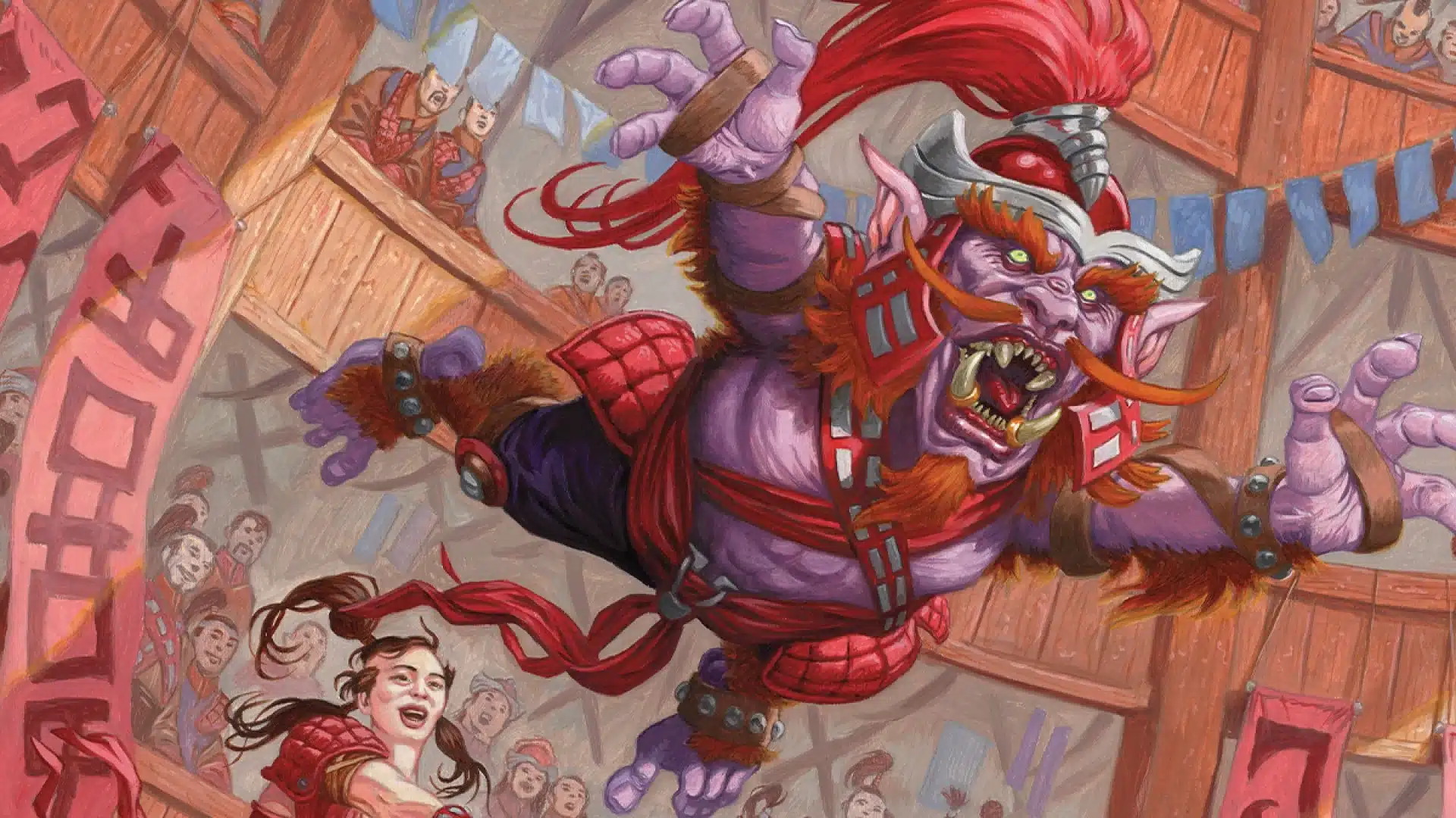 Tarkir: Dragonstorm art by Ralph Horsley