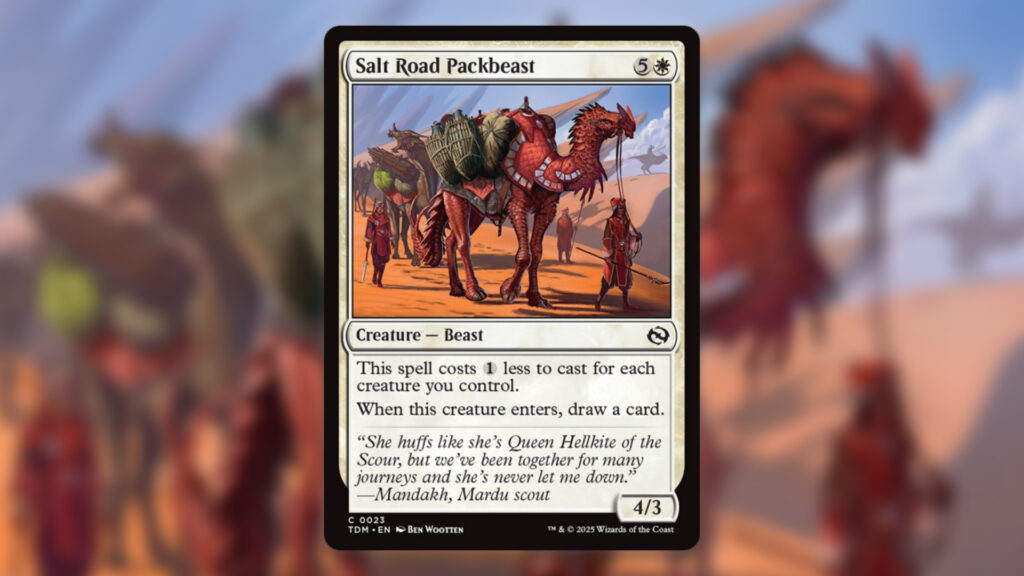 Best Commons Tarkir Dragonstorm Salt Road Packbeast