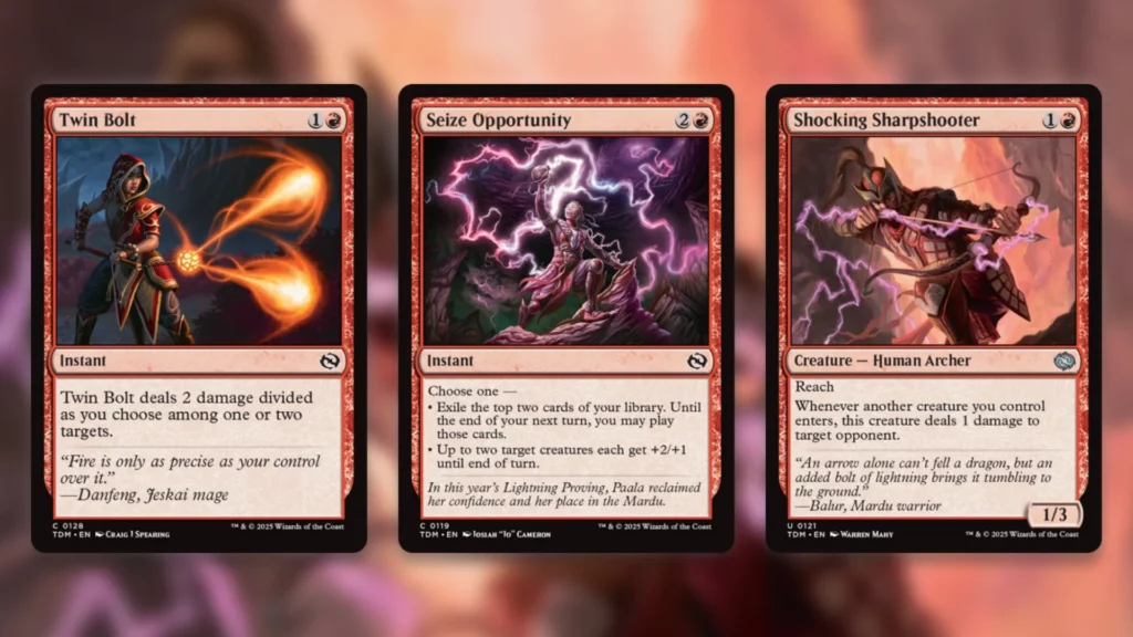 Best Tarkir Dragonstorm Limited Cards Red