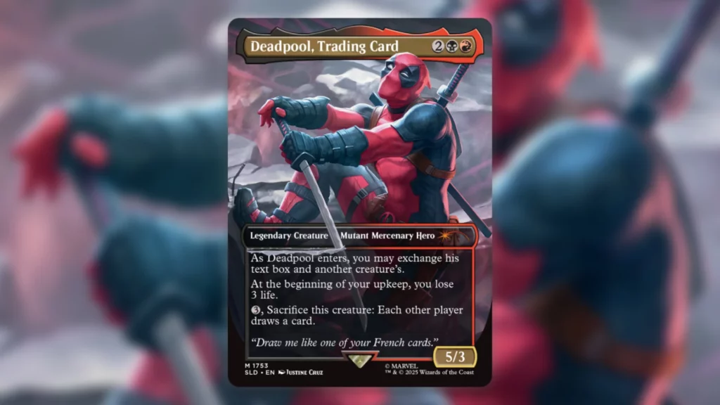 Deadpool Trading Card MTG