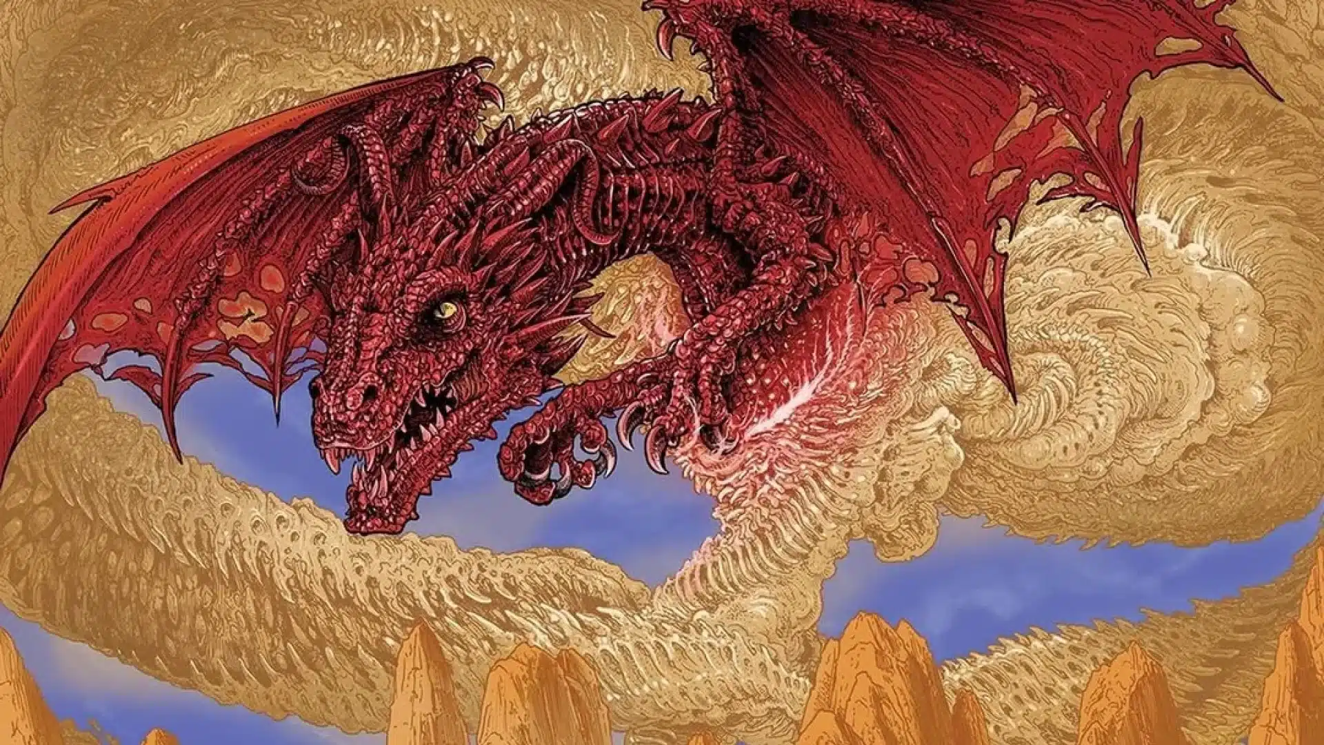 Dracogenesis | Tarkir: Dragonstorm | Art by Raf/too Many Skulls