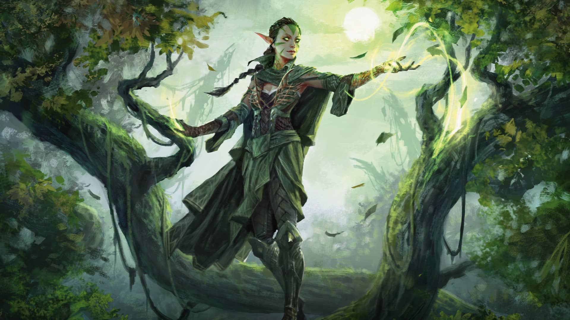 Nissa, Resurgent Animist | March of the Machine: The Aftermath | Art by Tuan Duong Chu