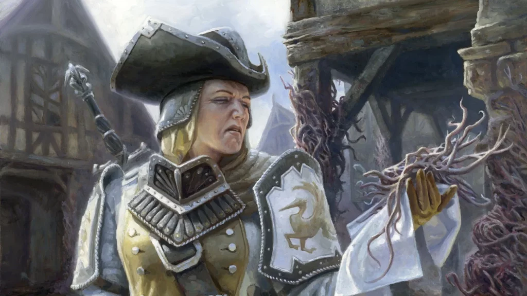 Universes Beyond MTG Defense Thraben Inspector