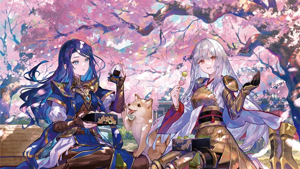 The Wandering Emperor's Cherry Blossom Viewing | Art by Fuzichoco