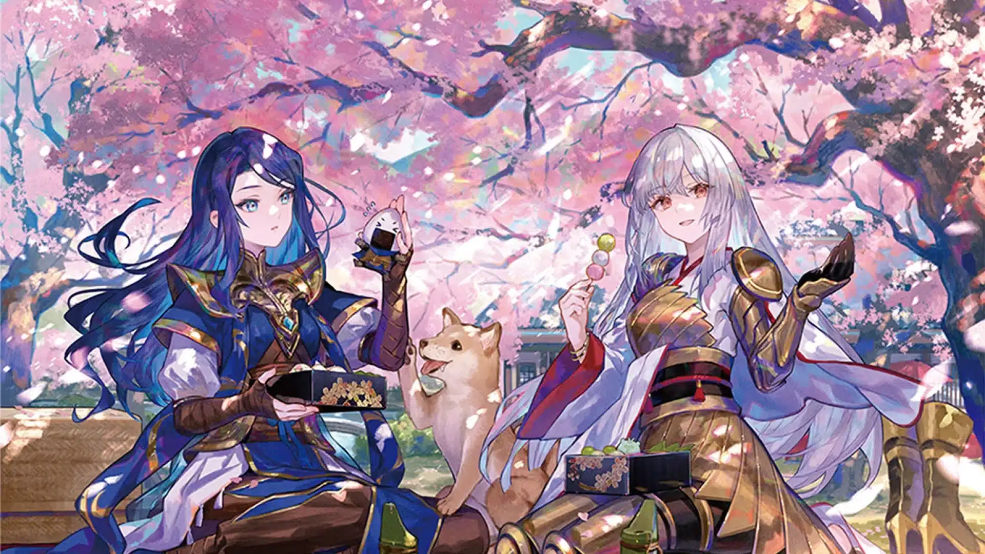 The Wandering Emperor's Cherry Blossom Viewing | Art by Fuzichoco