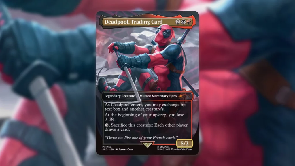 Deadpool, Trading Card