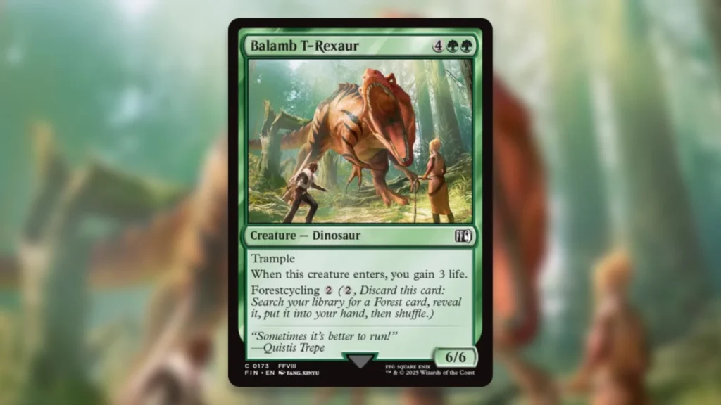 Balamb T-Rexaur MTG