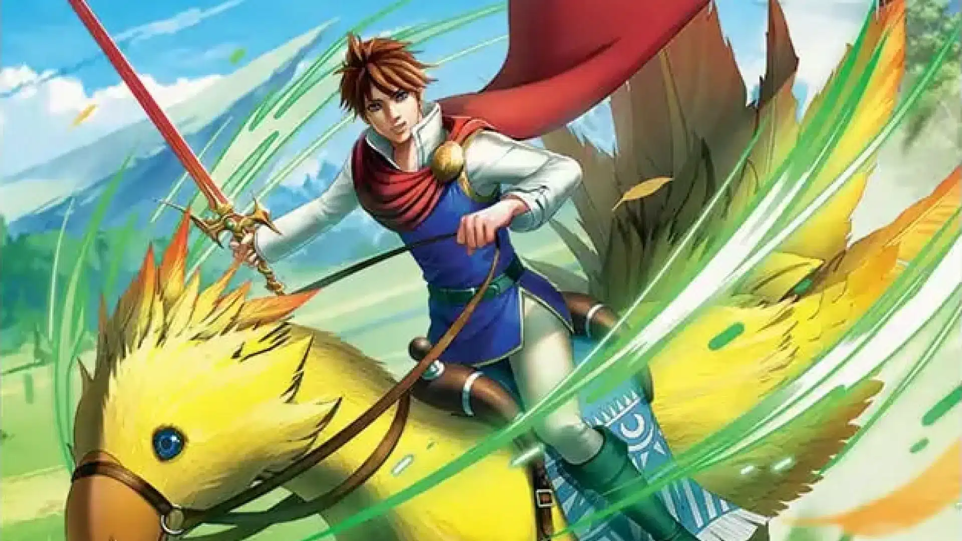 Bartz and Boko | Final Fantasy | Art by Ryuichi Sakuma