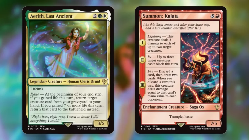 Final Fantasy VII Commander Deck Misc. Cards 1