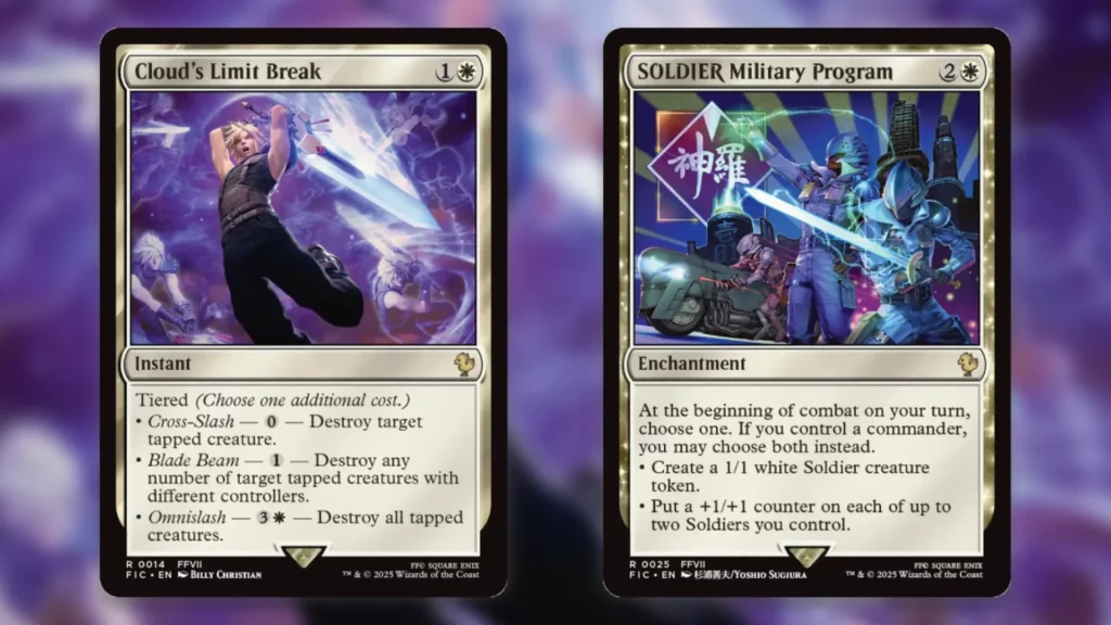 Final Fantasy VII Commander Deck Misc. Cards 2