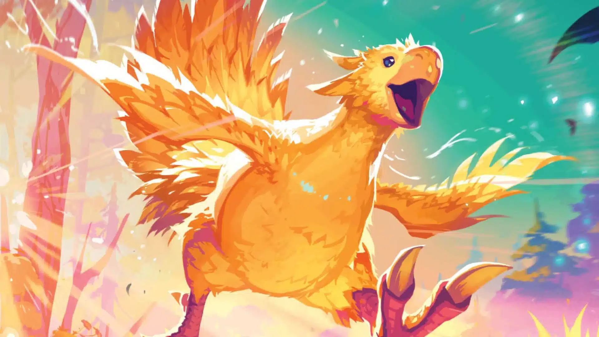 Traveling Chocobo | Final Fantasy | Art by Toni Infante