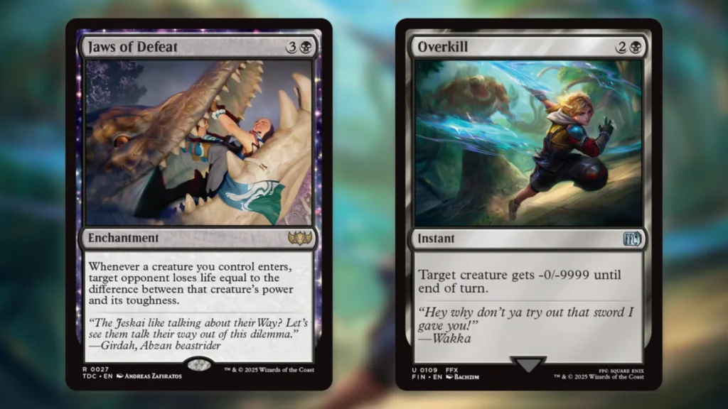 MTG Final Fantasy Combo Overkill Jaws of Defeat