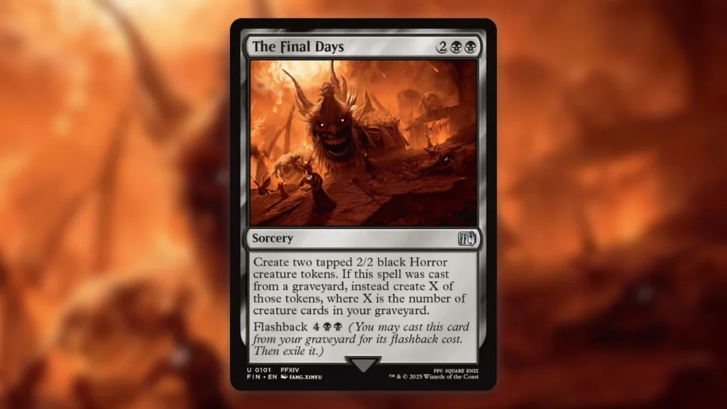 MTG Final Fantasy Diamond Weapon The Final Days