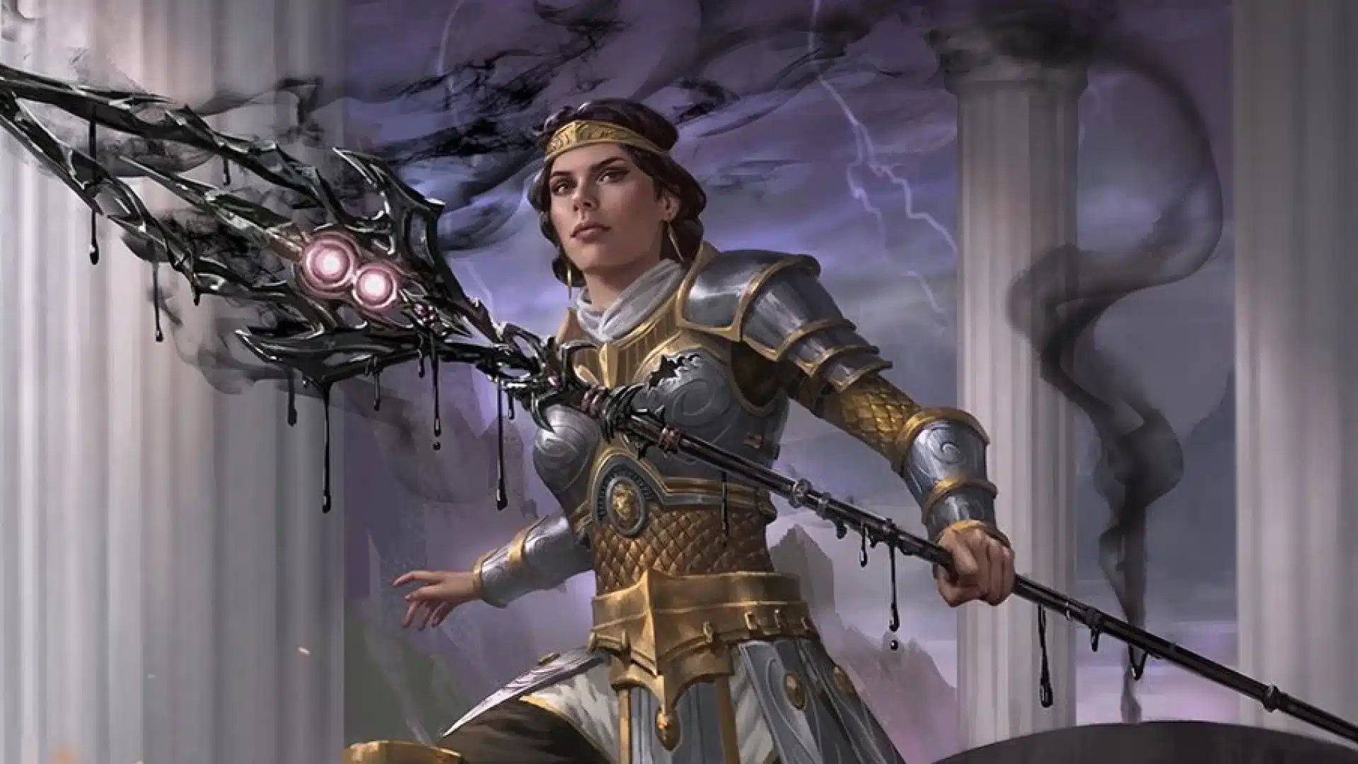 Elspeth, Sun's Nemesis | Theros Beyond Death | Art by Livia Prima