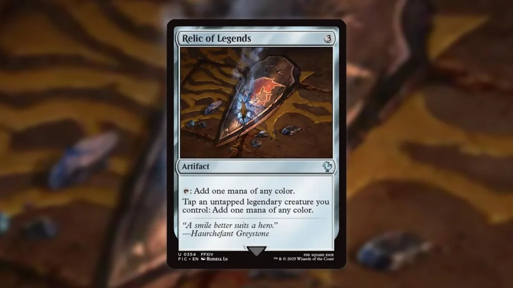Relic of Legends Reprint