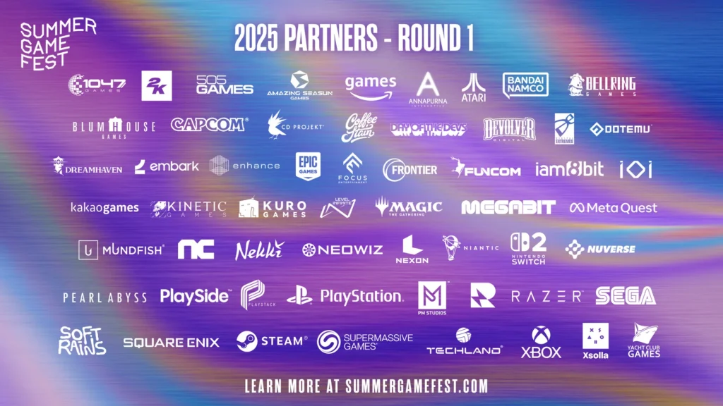 Summer Games Fest 2025 Partners