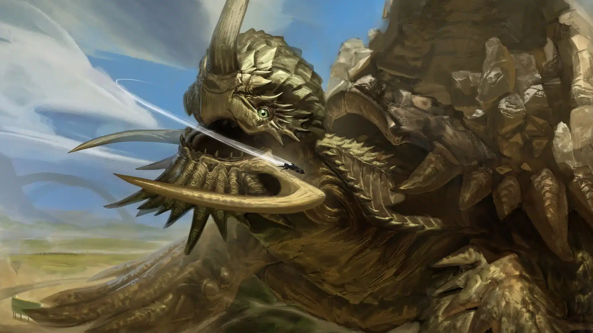 Ancient Adamantoise | Final Fantasy | Art by Kevin Glint