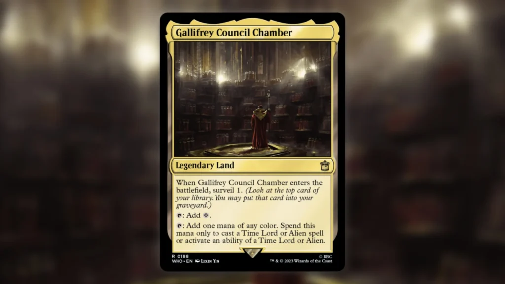 Best Cards To Buy Edge Of Eternities Gallifrey Council Chamber