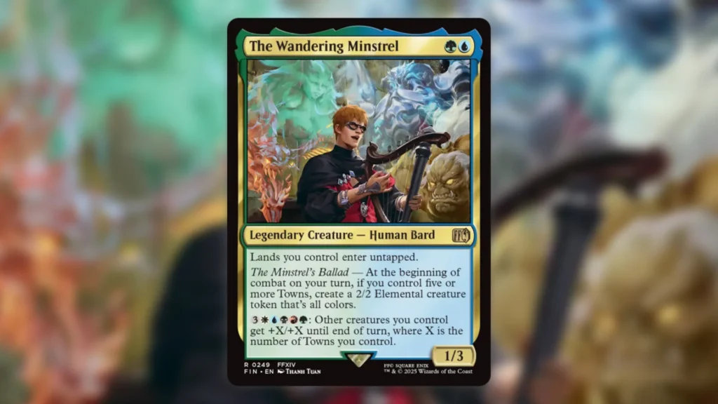 Best Commanders MTG Final Fantasy The Wandering Minstrel
