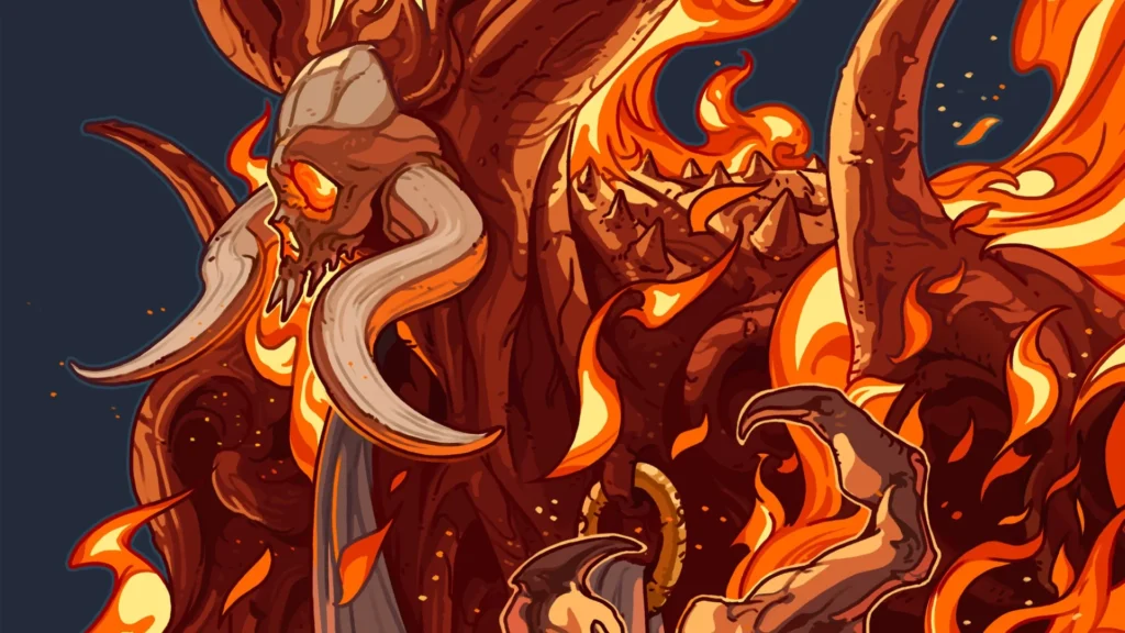 Phlage, Titan of Fire's Fury | Modern Horizons III | Art by Alex Dos Diaz