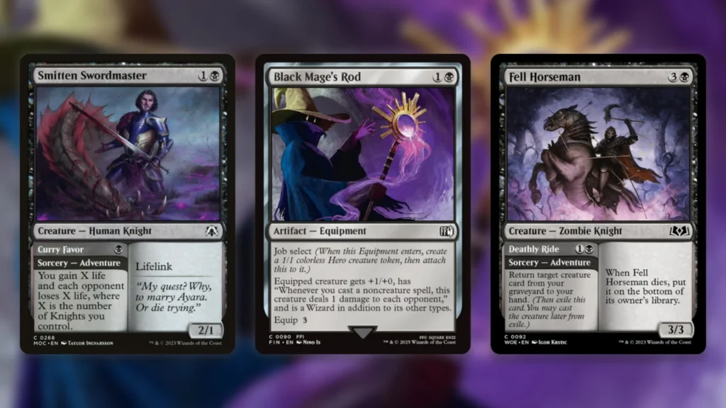 MTG Final Fantasy Black Mage Knight Typal