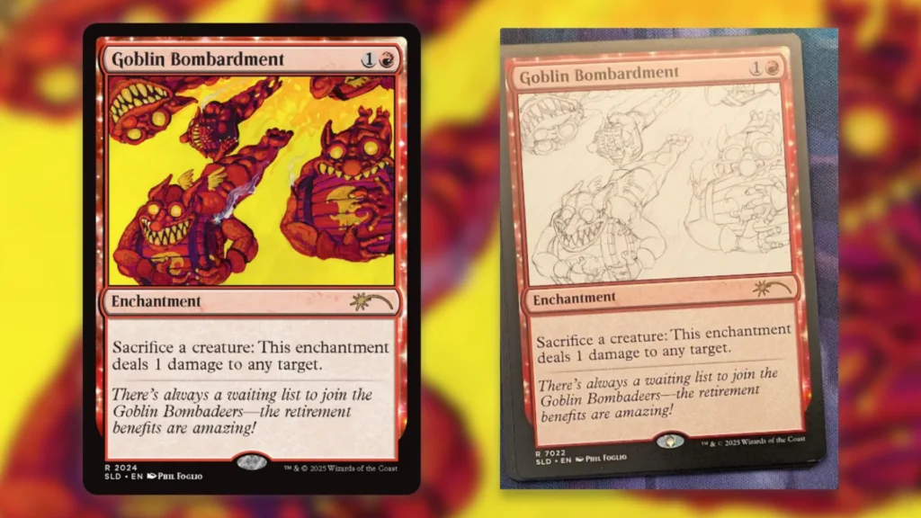MTG Secret Lair Bonus Goblin Bombardment