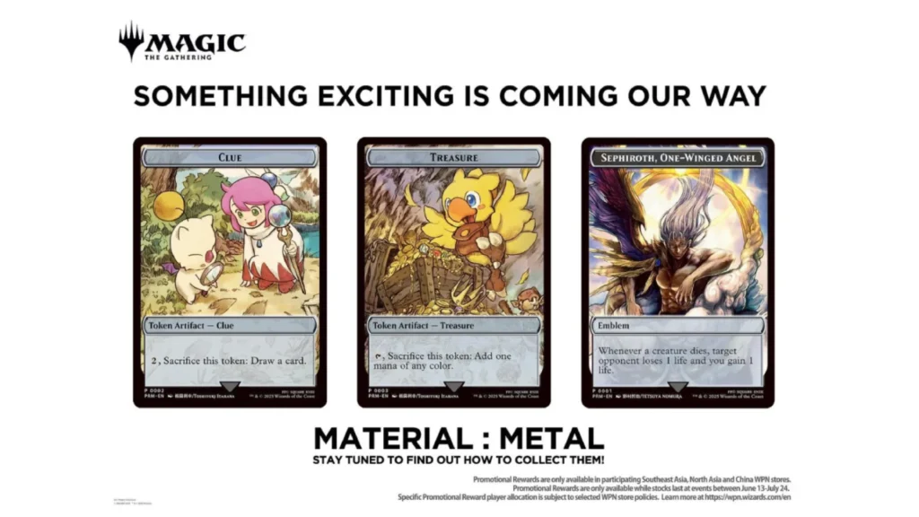 Metal Tokens Final Fantasy