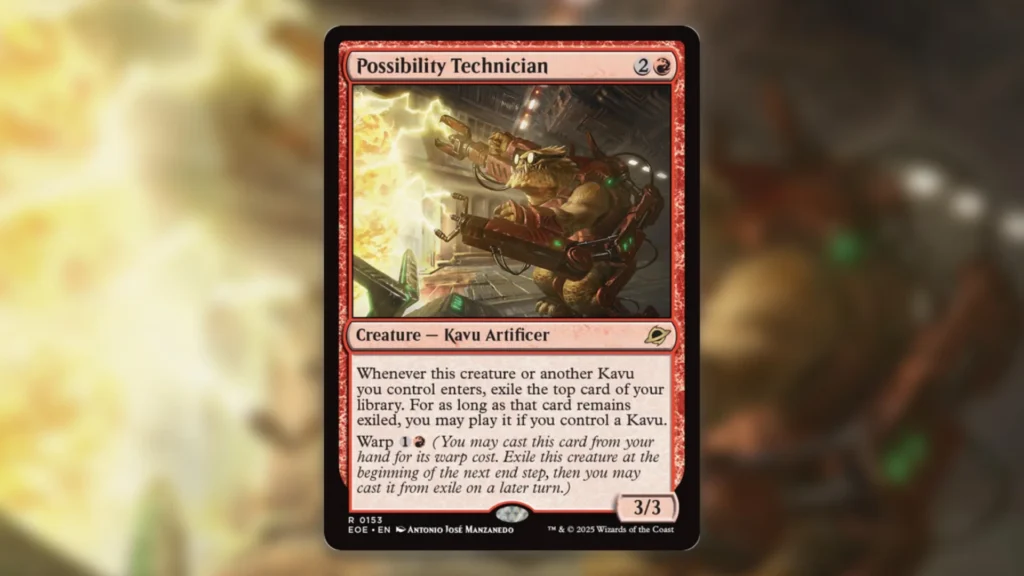 Edge of Eternities Kavu Possibility Technician