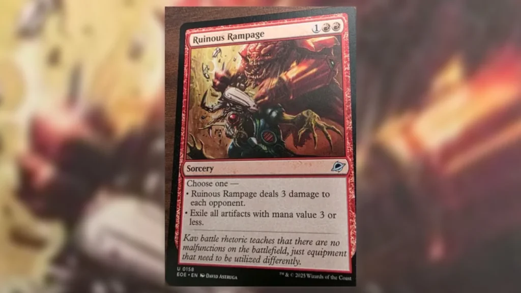 Edge of Eternities Leaks Ruinous Rampage